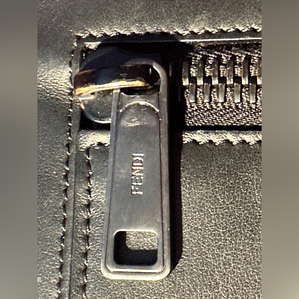 Fendi Large Zippered Wallet (EUC; Black) - Picture 3 of 15